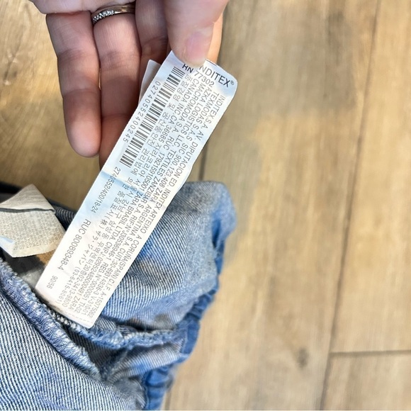 Zara Baby Toddler Jumper Dress Denim Chambray 18-24M - Picture 5 of 5